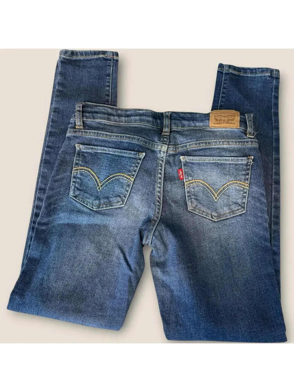 Levi's 710 Super Skinny Boys 12 Regular Jeans Classic Blue Casual